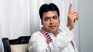 Biplab Kumar Deb Resigns