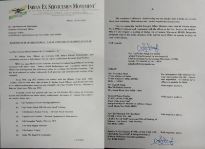 Navy personnel in Qatar