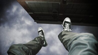 Man throws baby and jumps