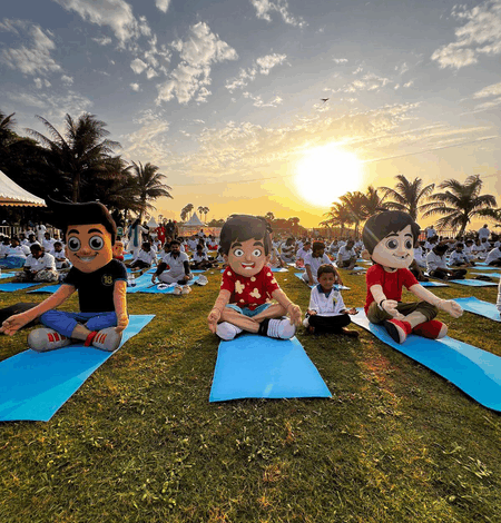 #YogaSeHiHoga #InternationalYogaDay #YogaForOneEarthOneHealth #KidsYoga #WellnessForAll #PMModiYoga #YogaIsFun #MindfulLiving #YogaWithChikooBuntyBittu