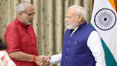 Narendra Modi congratulated CP Radhakrishnan