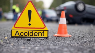 Road accident Students killed